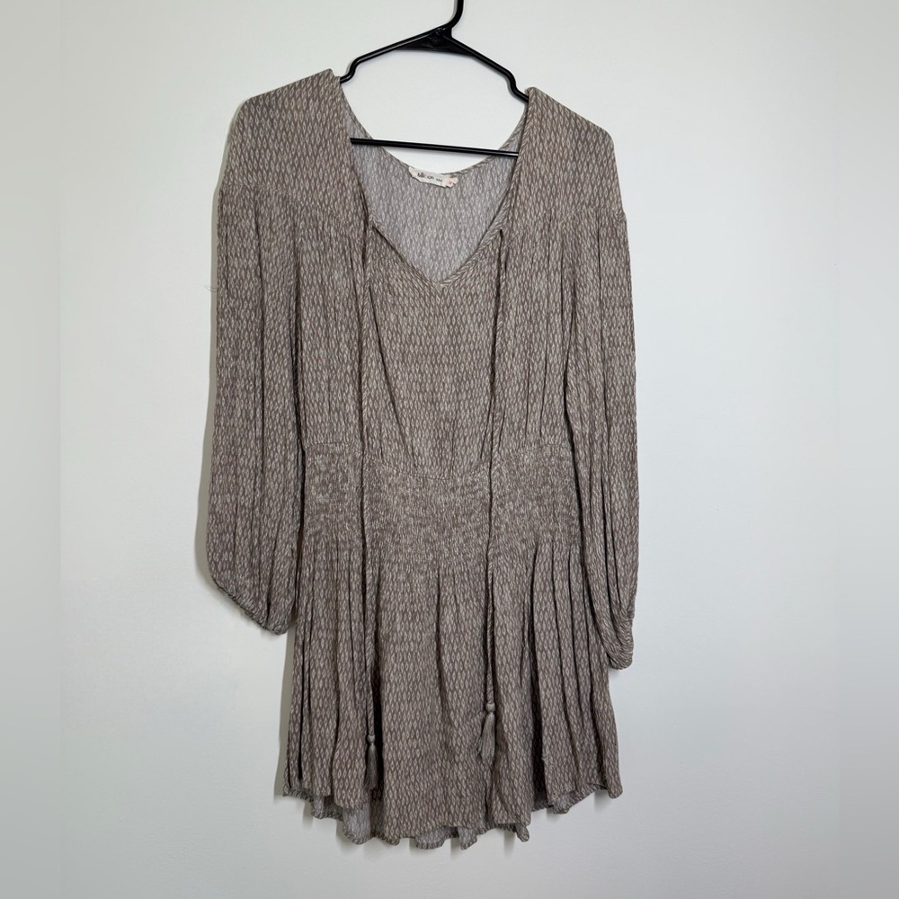 Millibon Taupe Mini Dress